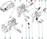Clio Fren Pedal Müşürü Şema